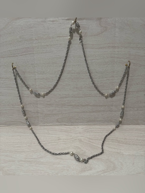 Sarah Coventry Jewelry - Sarah Coventry Silver Tone Faux Pearl Necklace